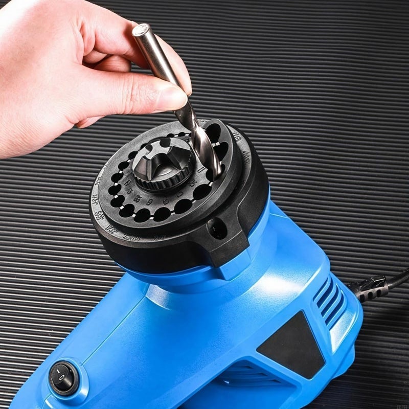 BINGOX Multipurpose Drill Bit Sharpener – 130° Twist Bit Grinding Tool with All-in-One Electric Sharpening Machine for 1/8''–15/32'' Bits - Image 2